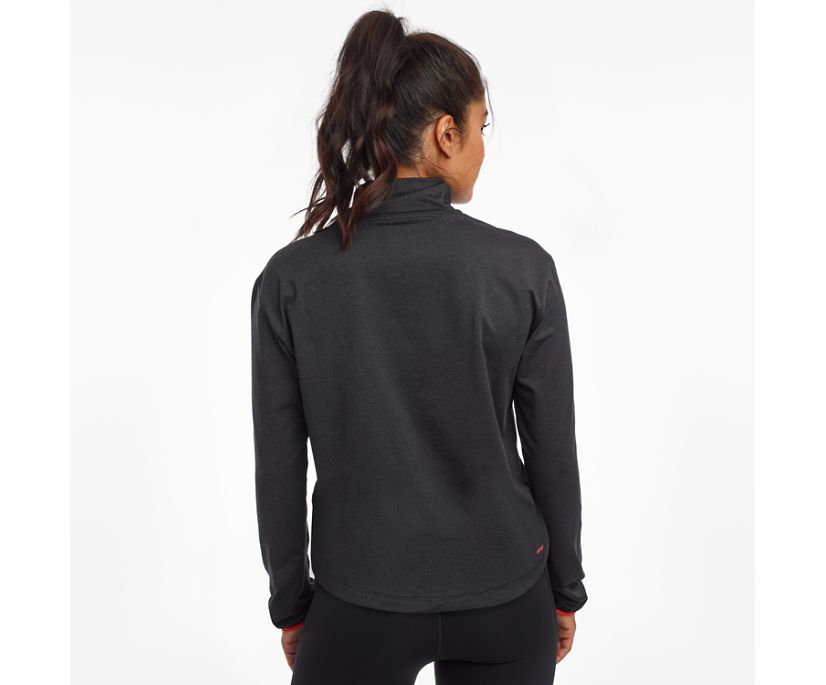 Women's Saucony Sunday Pocket Jackets Black | Singapore 343TCEV